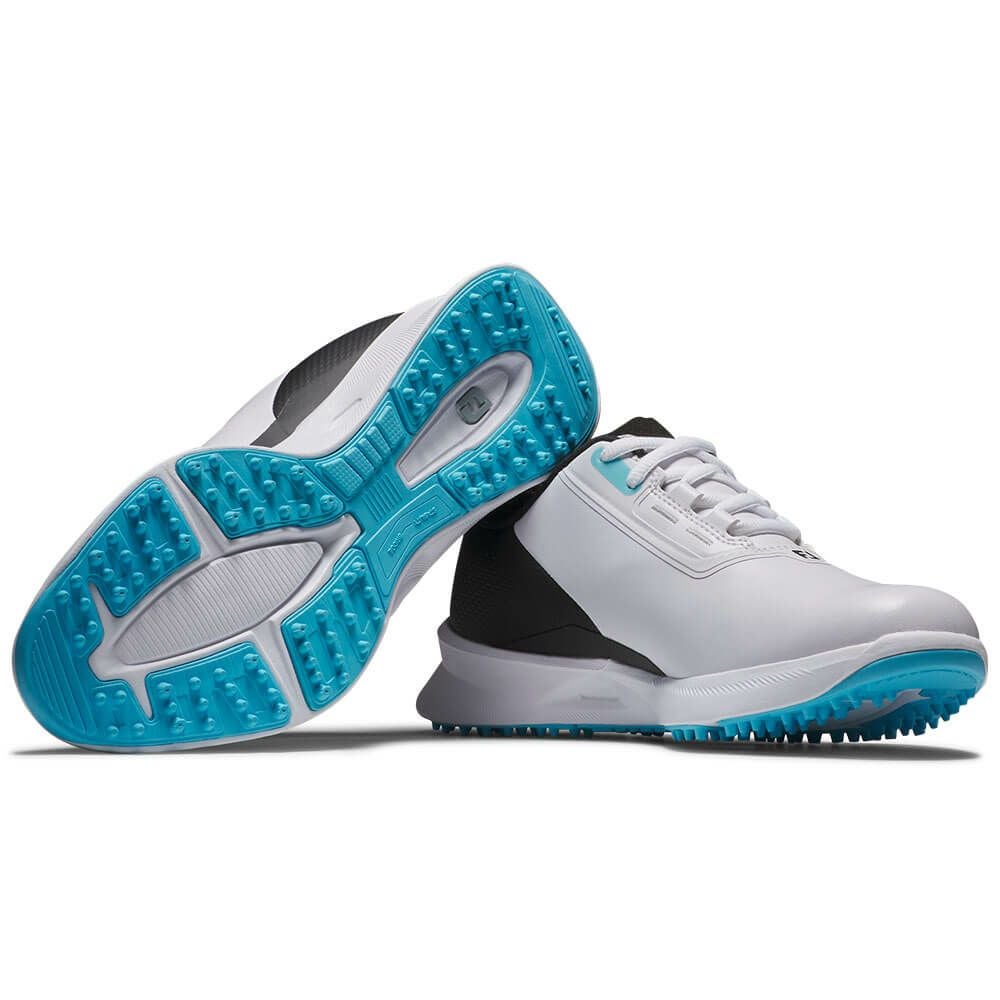 フットジョイ　フューエル レース ボーイズ ジュニア スパイクレス ゴルフシューズ 45042 ホワイト/ブラック　2025年モデル ホワイト/ブラック（45042）