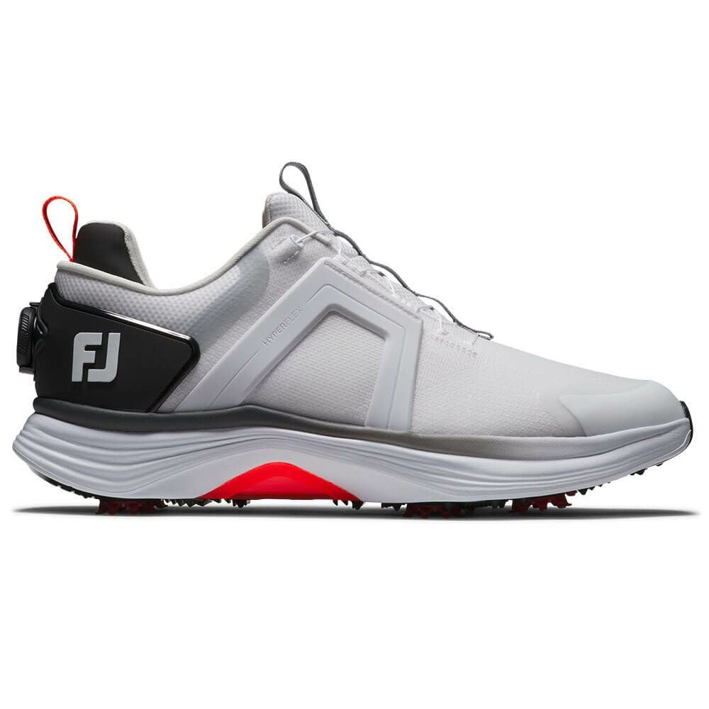 フットジョイ　ハイパーフレックス ボア 2025年モデル メンズ ゴルフシューズ 55476 ホワイト/ブラック ホワイト/ブラック（55476）