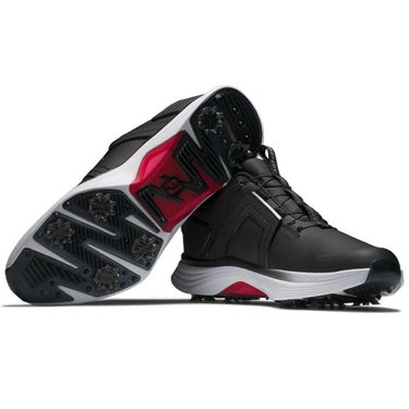 フットジョイ　ハイパーフレックス ボア 2025年モデル メンズ ゴルフシューズ 55477 ブラック/ホワイト ブラック/ホワイト（55477）