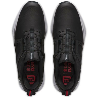 フットジョイ　ハイパーフレックス ボア 2025年モデル メンズ ゴルフシューズ 55477 ブラック/ホワイト ブラック/ホワイト（55477）