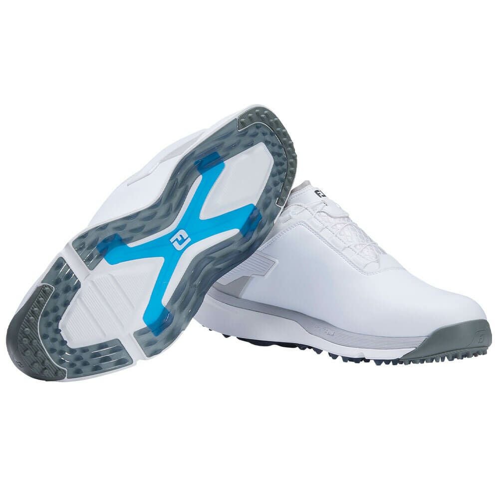 フットジョイ　PRO/SLX ボア 2025年モデル メンズ スパイクレス ゴルフシューズ 56946 ホワイト/グレー ホワイト/グレー（56946）