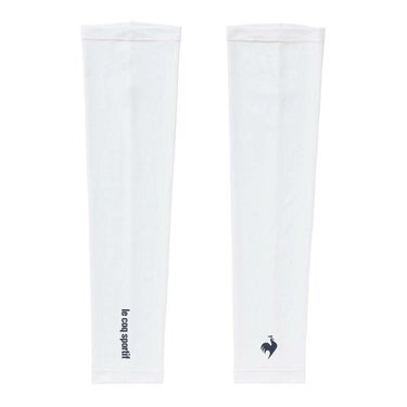 ルコック Le coq sportif　メンズ クーリングUV アームカバー LG5SAZ50M WH ホワイト　2025年モデル ホワイト