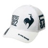 ルコック Le coq sportif　メンズ ロゴ メッシュキャップ LG5SCP06M WH ホワイト　2025年モデル ホワイト