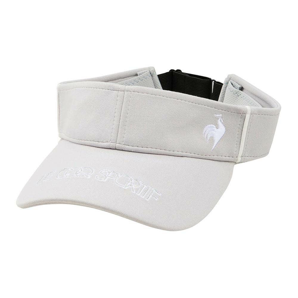 ルコック Le coq sportif　レディース Comfyfit Visor コンフィーフィット バイザー LG5SCP52L GY グレー　2025年モデル グレー