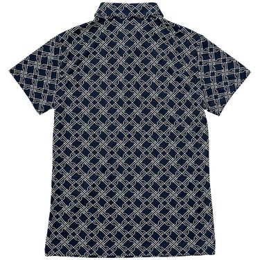 ルコック Le coq sportif　レディース 総柄 半袖 ポロシャツ LG5SHS13L　2025年モデル 詳細1