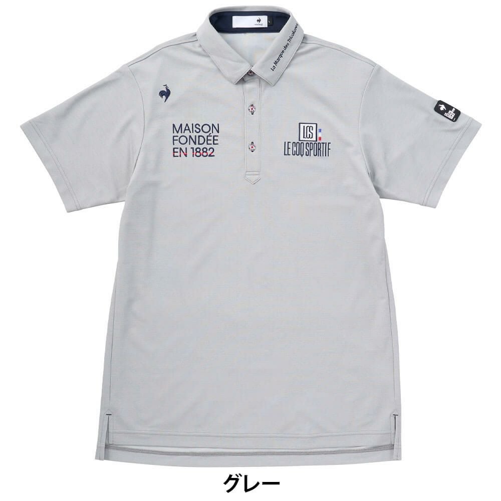 ルコック Le coq sportif　メンズ 半袖 ポロシャツ LG5SHS13M　2025年モデル 詳細1