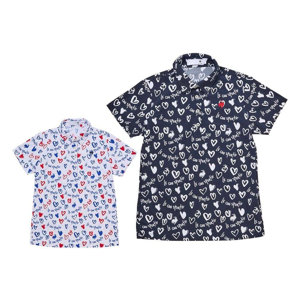 ルコック Le coq sportif　レディース ニワトリ ハート 半袖 ポロシャツ LG5SHS14L　2025年モデル 詳細1