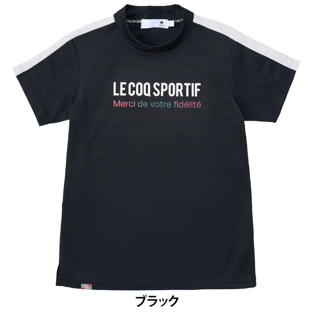 ルコック Le coq sportif レディース 半袖 モックネックシャツ LG5SHS53L 2025年モデル