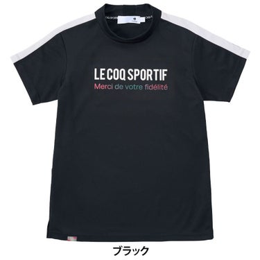 ルコック Le coq sportif　レディース 半袖 モックネックシャツ LG5SHS53L　2025年モデル 詳細1