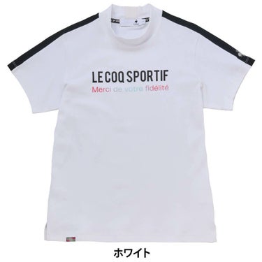 ルコック Le coq sportif　レディース 半袖 モックネックシャツ LG5SHS53L　2025年モデル 詳細1