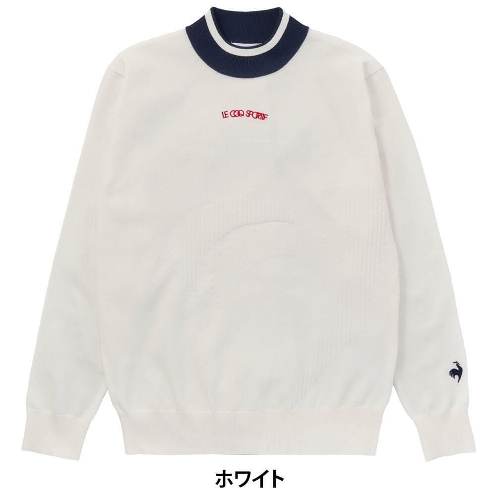 ルコック Le coq sportif　レディース 長袖 モックネック セーター LG5SST80L　2025年モデル 詳細1