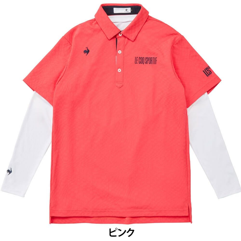 ルコック Le coq sportif　メンズ 半袖 ポロシャツ & 長袖 インナーシャツ LG5STZ01M　2025年モデル 詳細1