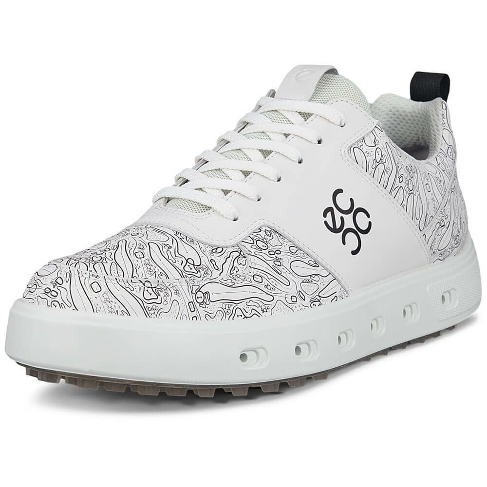 ecco エコー　STREET 720 ストリート セブントゥエンティ メンズ スパイクレス シューズ　111724 01007 GRAPHIC WHITE GRAPHIC-WHITE（01007）