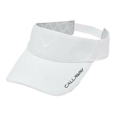 キャロウェイ Callaway　メンズ バイザー C25191108 1030 ホワイト　2025年モデル ホワイト