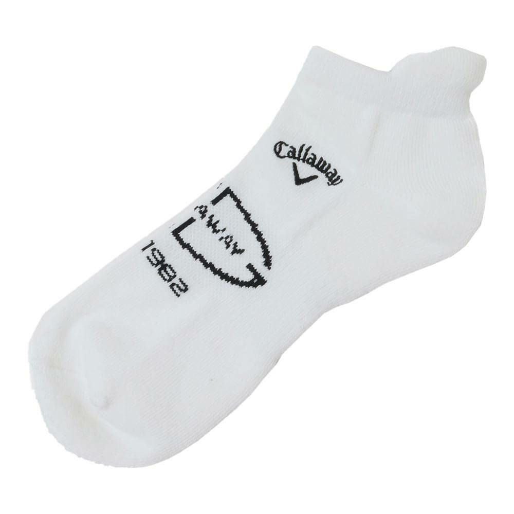 キャロウェイ Callaway　メンズ メッシュ アンクル ソックス C25193102 1030 ホワイト ゴルフウェア ホワイト