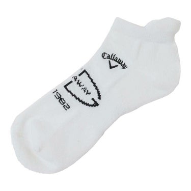 キャロウェイ Callaway　メンズ メッシュ アンクル ソックス C25193102 1030 ホワイト ゴルフウェア ホワイト