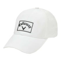 キャロウェイ Callaway　メンズ ベーシック 撥水 キャップ C25990107 1030 ホワイト　2025年モデル