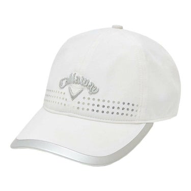キャロウェイ Callaway　レディース ロゴ刺繍 キャップ C25191200 1030 ホワイト　2025年モデル ホワイト
