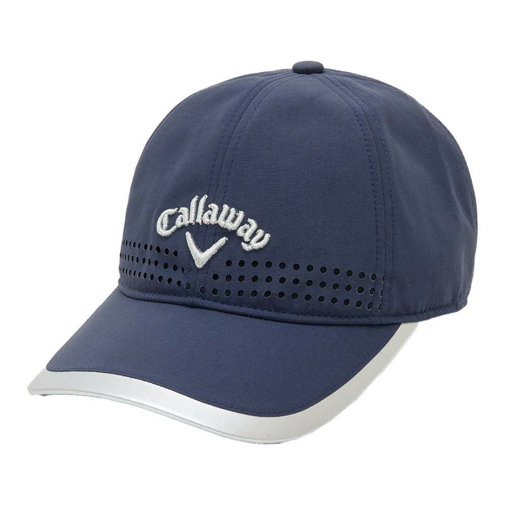 キャロウェイ Callaway　レディース ロゴ刺繍 キャップ C25191200 1120 ネイビー　2025年モデル ネイビー