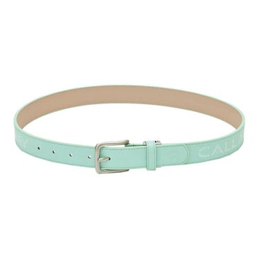 キャロウェイ Callaway　レディース ロゴプリント ベルト C25192200 1130 ライトグリーン　2025年モデル ライトグリーン