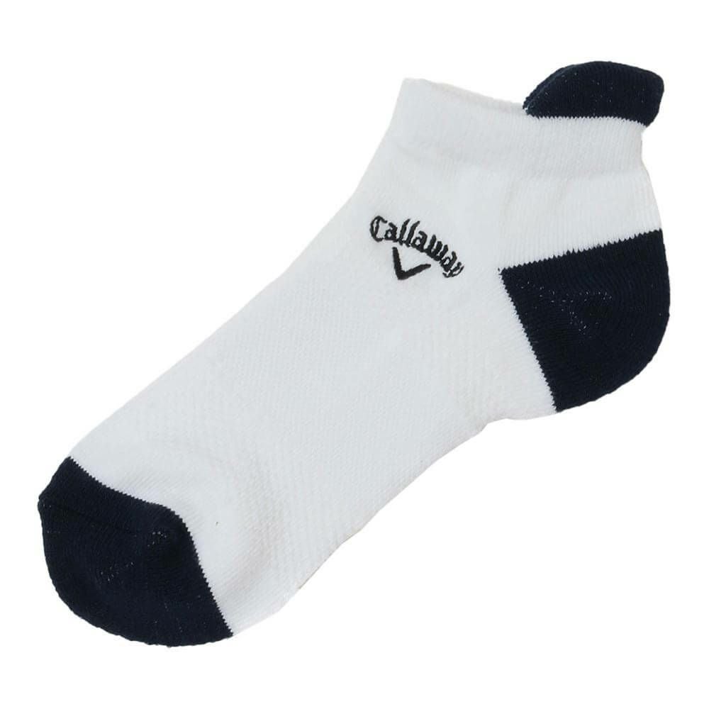 キャロウェイ Callaway　レディース メッシュ アンクルソックス C25193203 1030 ホワイト ゴルフウェア ホワイト