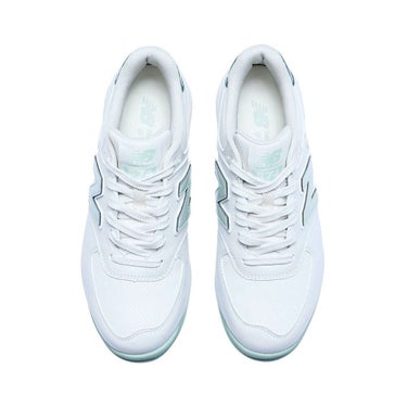 ニューバランスゴルフ　574 v3 SL レディース スパイクレス ゴルフシューズ WGS574 Q3 WHITE/GREEN　2025年モデル WHITE/GREEN（Q3）