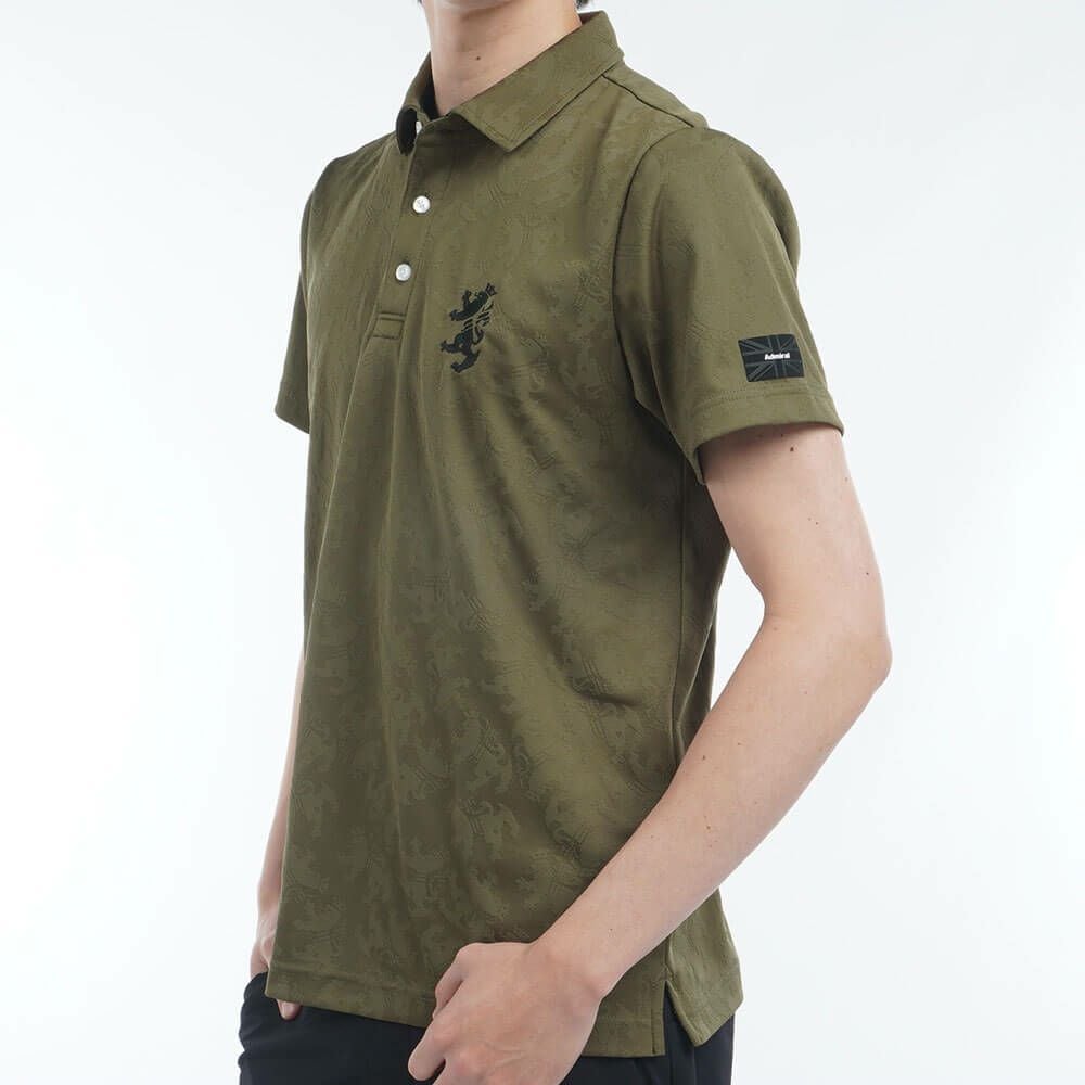 アドミラル Admiral　メンズ ランパント ジャガード 半袖 ポロシャツ ADMA513　2025年モデル 詳細13