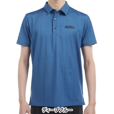 アドミラル Admiral　メンズ 小紋柄 プリント 半袖 ポロシャツ ADMA515　2025年モデル 詳細14