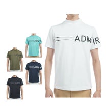 アドミラル Admiral メンズ CARAT ビッグロゴ 半袖 モックネックシャツ ADMA518 2025年モデル