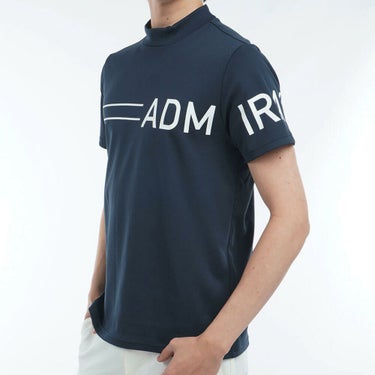 アドミラル Admiral　メンズ CARAT ビッグロゴ 半袖 モックネックシャツ ADMA518　2025年モデル 詳細10