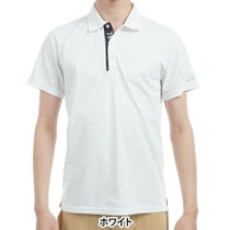 アドミラル Admiral　メンズ モノグラムプリント スパッシー 半袖 ポロシャツ ADMA526　2025年モデル