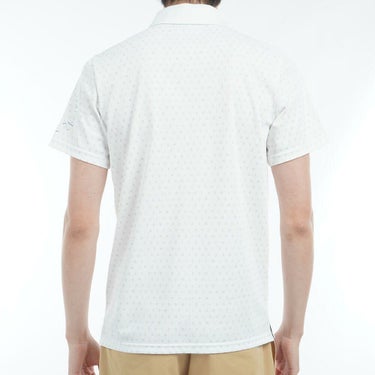 アドミラル Admiral　メンズ モノグラムプリント スパッシー 半袖 ポロシャツ ADMA526　2025年モデル 詳細3