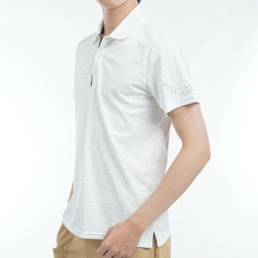 アドミラル Admiral　メンズ モノグラムプリント スパッシー 半袖 ポロシャツ ADMA526　2025年モデル 詳細4