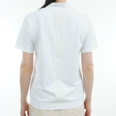 アドミラル Admiral　レディース ミニワッフル エンボスロゴ 半袖 モックネックシャツ ADLA506　2025年モデル 詳細3