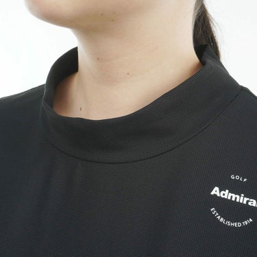 アドミラル Admiral　レディース ミニワッフル エンボスロゴ 半袖 モックネックシャツ ADLA506　2025年モデル 詳細8