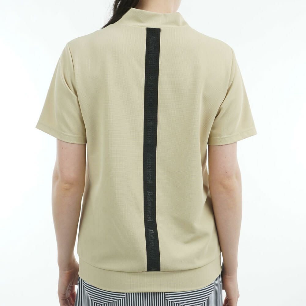 アドミラル Admiral　レディース ミニワッフル エンボスロゴ 半袖 モックネックシャツ ADLA506　2025年モデル 詳細14