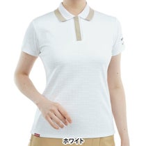 アドミラル Admiral　レディース ロゴジャガード 半袖 ポロシャツ ADLA508　2025年モデル