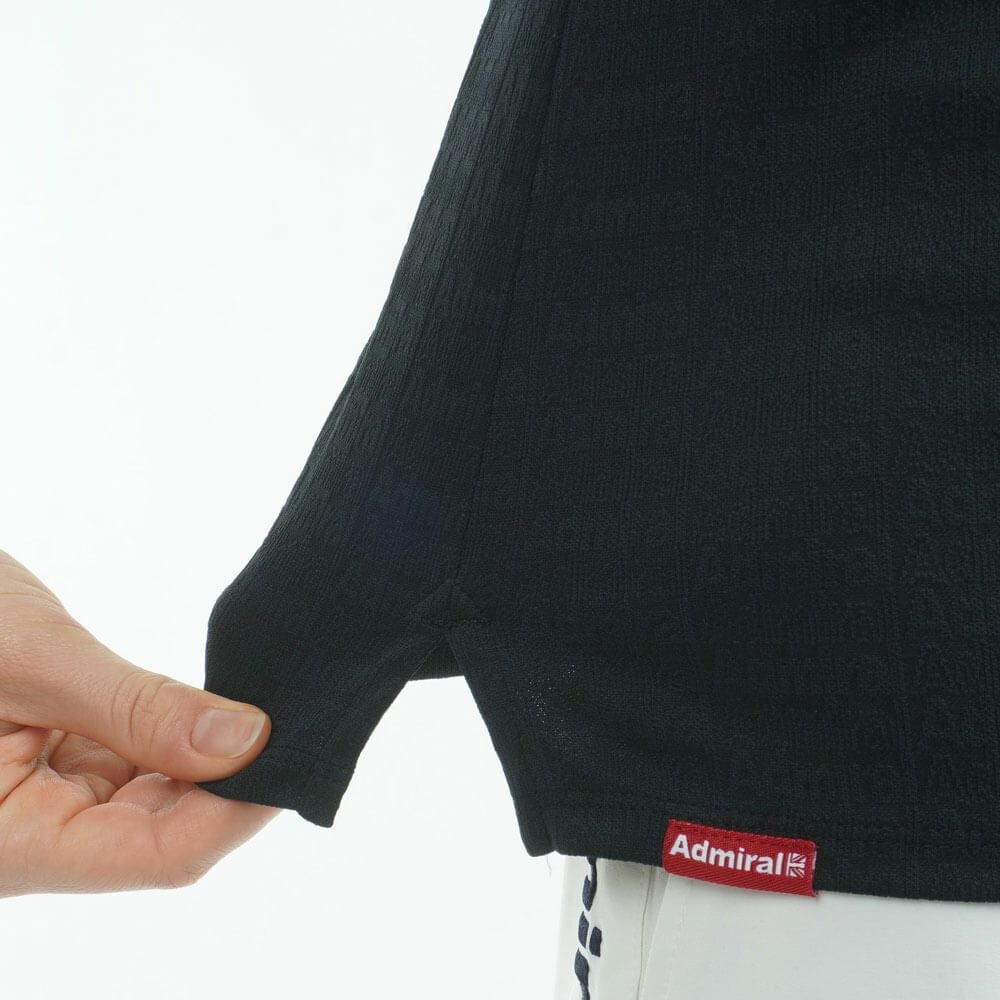 アドミラル Admiral　レディース ロゴジャガード 半袖 ポロシャツ ADLA508　2025年モデル 詳細11