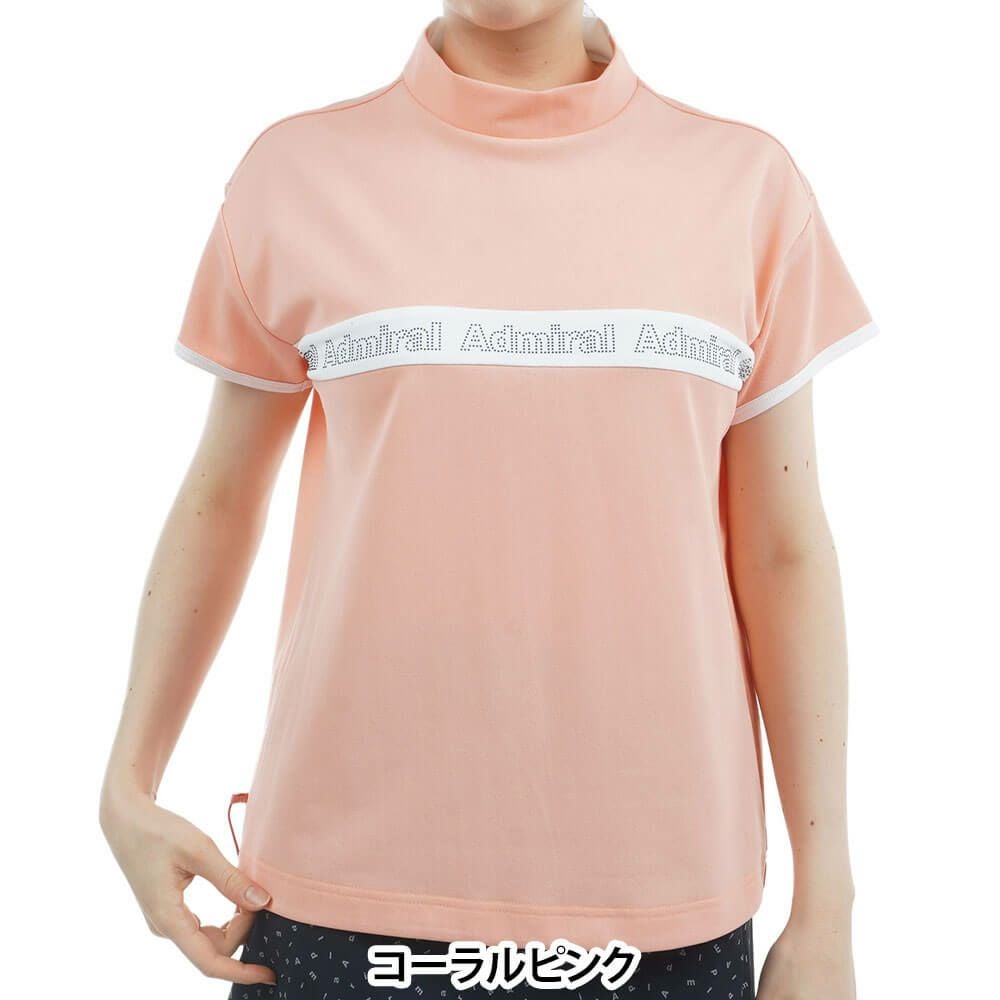 アドミラル Admiral　レディース ドロストヘム カノコ 半袖 モックネックシャツ ADLA527　2025年モデル 詳細11