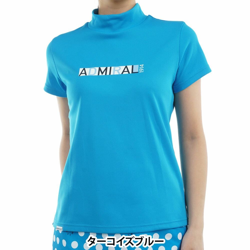 アドミラル Admiral　レディース CARAT ドライ 半袖 モックネックシャツ ADLA532　2025年モデル 詳細8