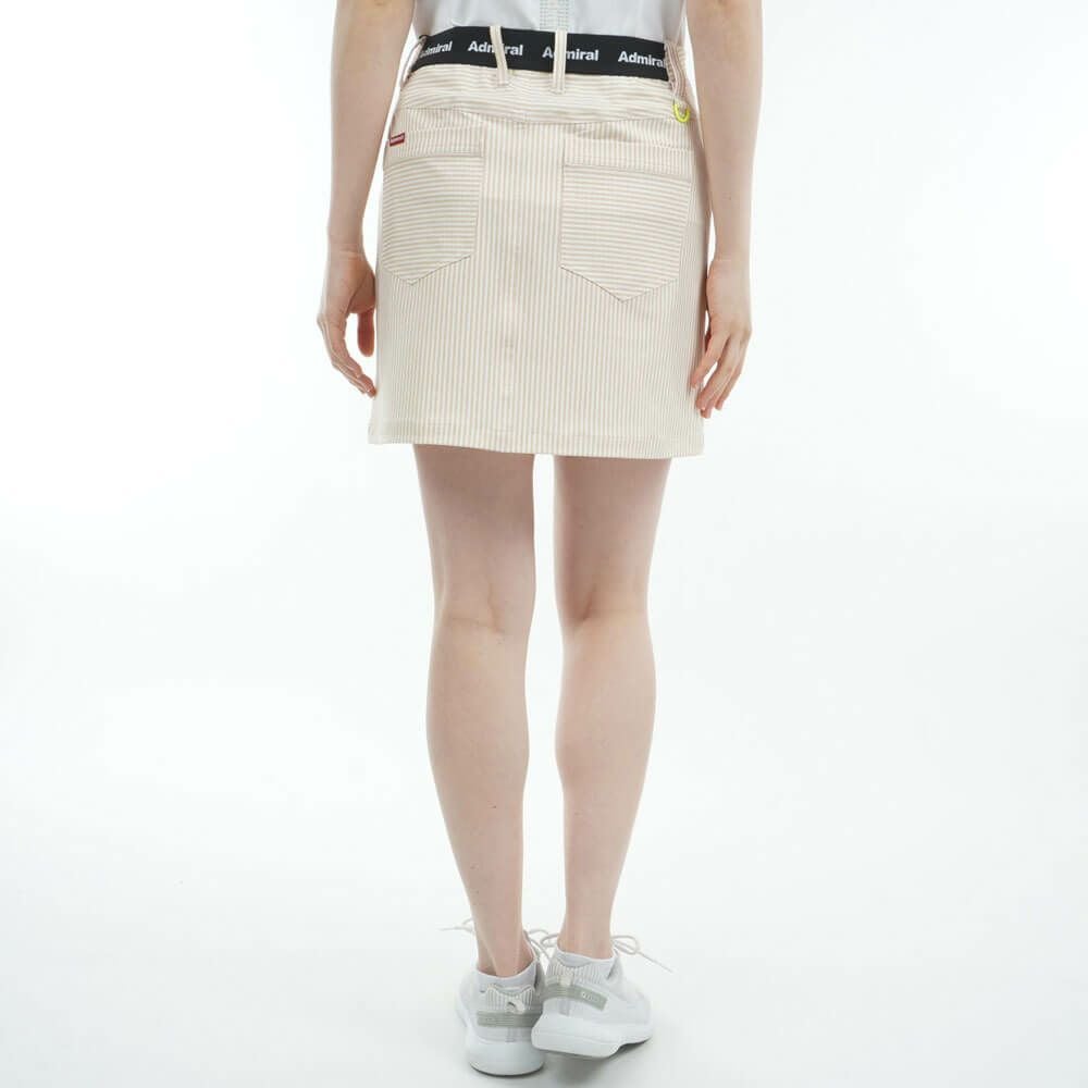 アドミラル Admiral　レディース 4WAY ツイル ストライプ スカート ADLA509　2025年モデル 詳細3