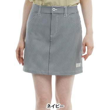 アドミラル Admiral　レディース 4WAY ツイル ストライプ スカート ADLA509　2025年モデル 詳細5