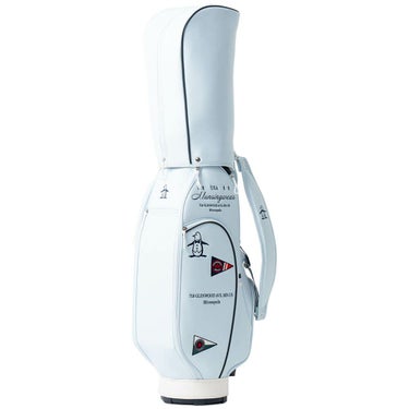 マンシングウェア Munsingwear　レディース フラッグ飛び柄 キャディバッグ MG5SCB02L BL ブルー　2025年モデル 詳細4