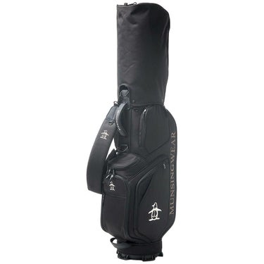 マンシングウェア Munsingwear　メンズ ファブリック キャディバッグ MG5SCB02M BK ブラック　2025年モデル 詳細3