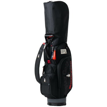 マンシングウェア Munsingwear　メンズ バイカラーリング キャディバッグ MG5SCB04M BK ブラック　2025年モデル 詳細3
