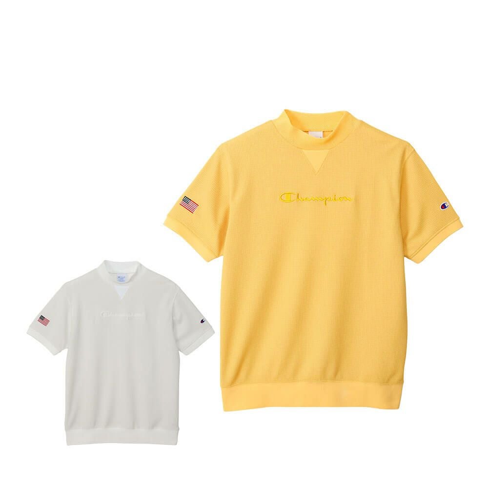 チャンピオンゴルフ（champion GOLF） 半袖 ハイネックシャツ メンズ