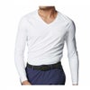 アンダーアーマー UNDER ARMOUR　メンズ UAアイソチル フィッティド 長袖 Vネック インナーシャツ 1384824 100 ホワイト　2025年モデル ホワイト