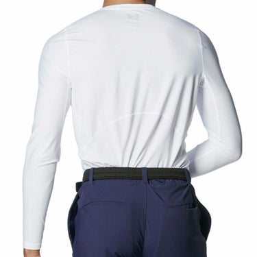 アンダーアーマー UNDER ARMOUR　メンズ UAアイソチル フィッティド 長袖 Vネック インナーシャツ 1384824 100 ホワイト　2025年モデル 詳細2