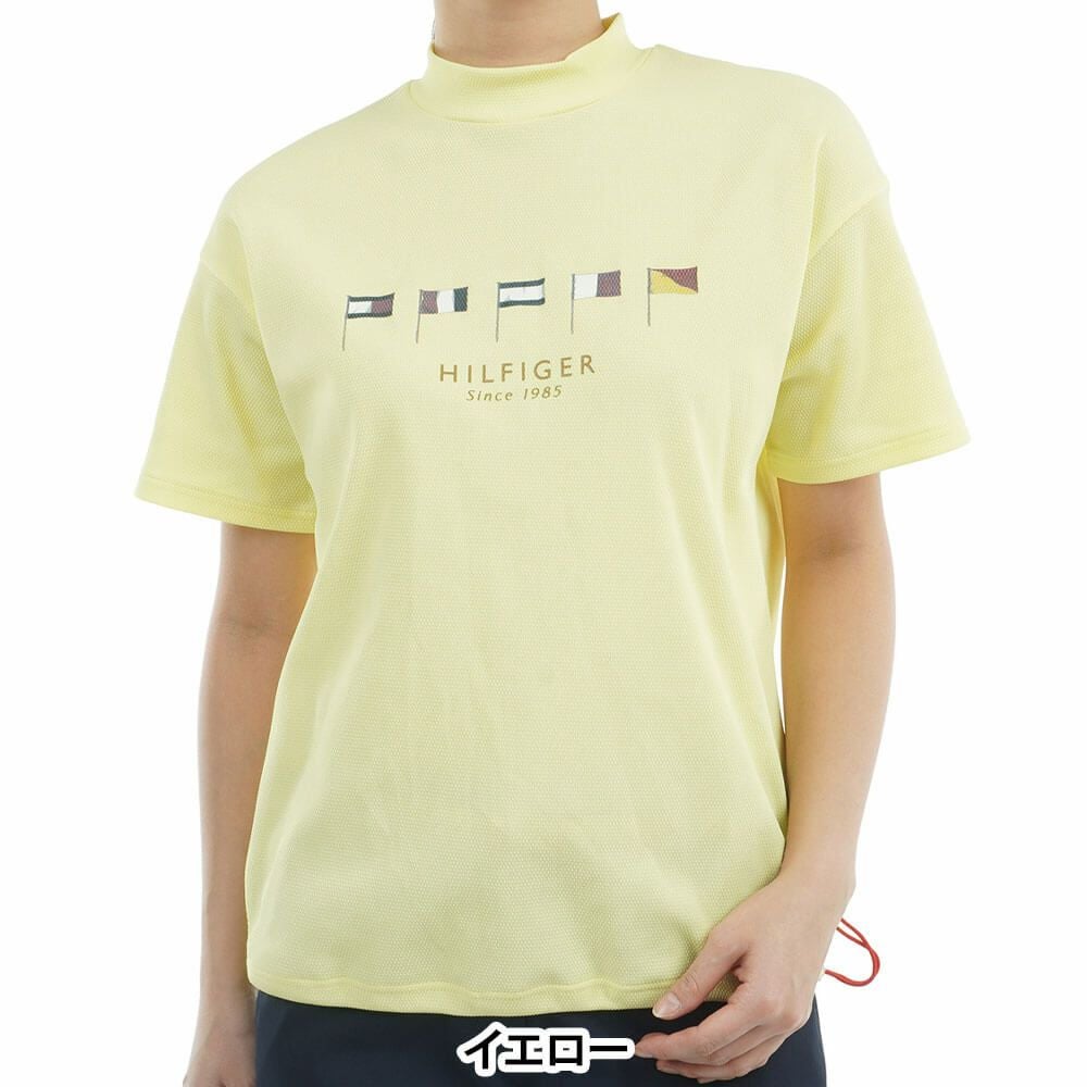 トミー ヒルフィガー ゴルフ　レディース マルチフラッグ リラックス 半袖 モックネックシャツ THLA501　2025年モデル 詳細18