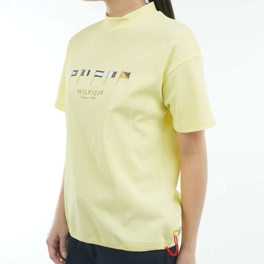 トミー ヒルフィガー ゴルフ　レディース マルチフラッグ リラックス 半袖 モックネックシャツ THLA501　2025年モデル 詳細20